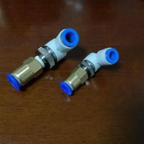 新品度直角两边插管高速旋转接头,L型C旋转气接头管子中4/6/8/定