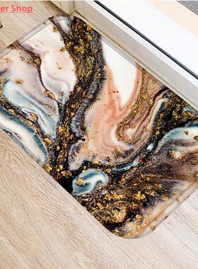 1 Pcs Marble Doormat Kitchen Carpet Anti-Slip Nordic Style C