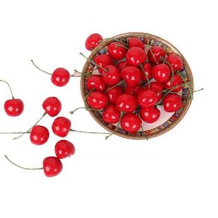 Artificial Cherry Fruits Realistic Fake Lifelike 40PCS
