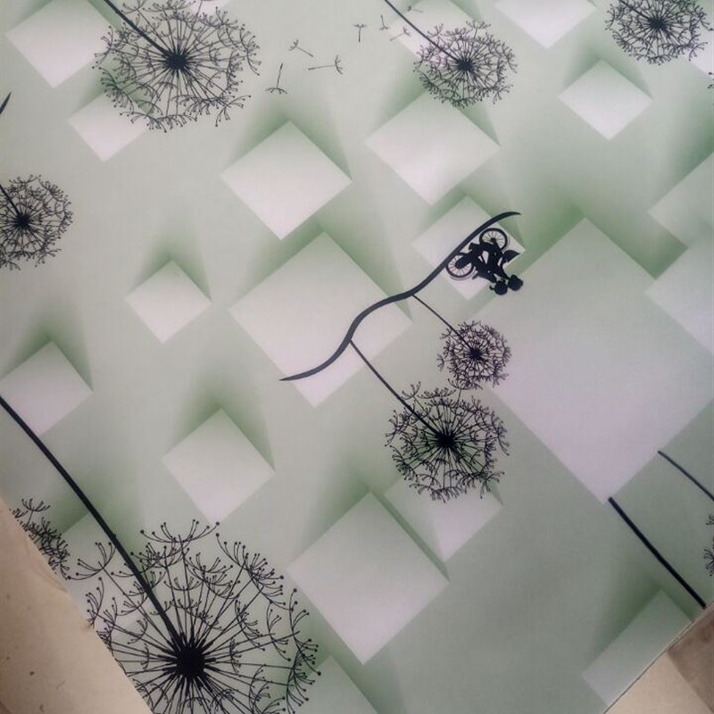 透夹花水晶板软桌布彩色软玻璃塑料桌垫隔热防水茶几垫可裁剪40*5