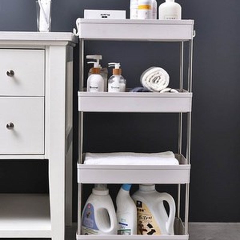 Bathroom shelf console multilayer bathroom receive frame