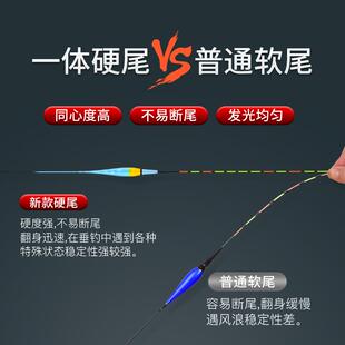 极速天斩户外旗舰店拍2发3支天斩斗王DX高灵敏硬尾电子漂日夜两用