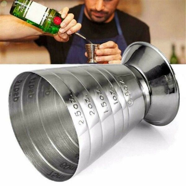 75ml Stainless Steel 304 Measuring Cup Measure Jigger Home