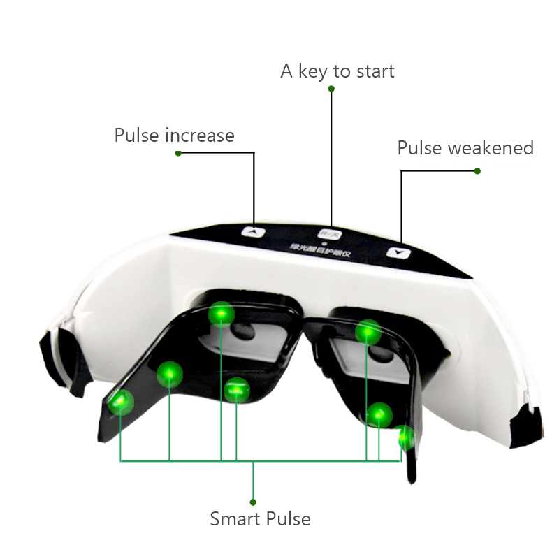 新品Optics 3D Eye Massager Restore Myopia Glasses EMS Acupre