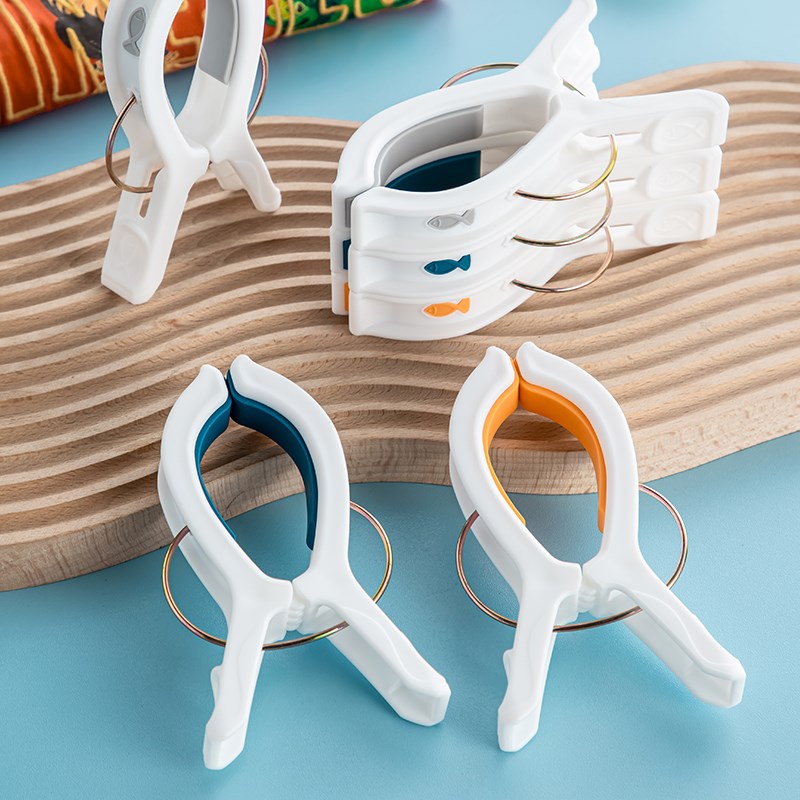 速发防风夹晒衣服塑料夹固夹子晾衣架晒被子晾衣夹大定器晾晒棉被