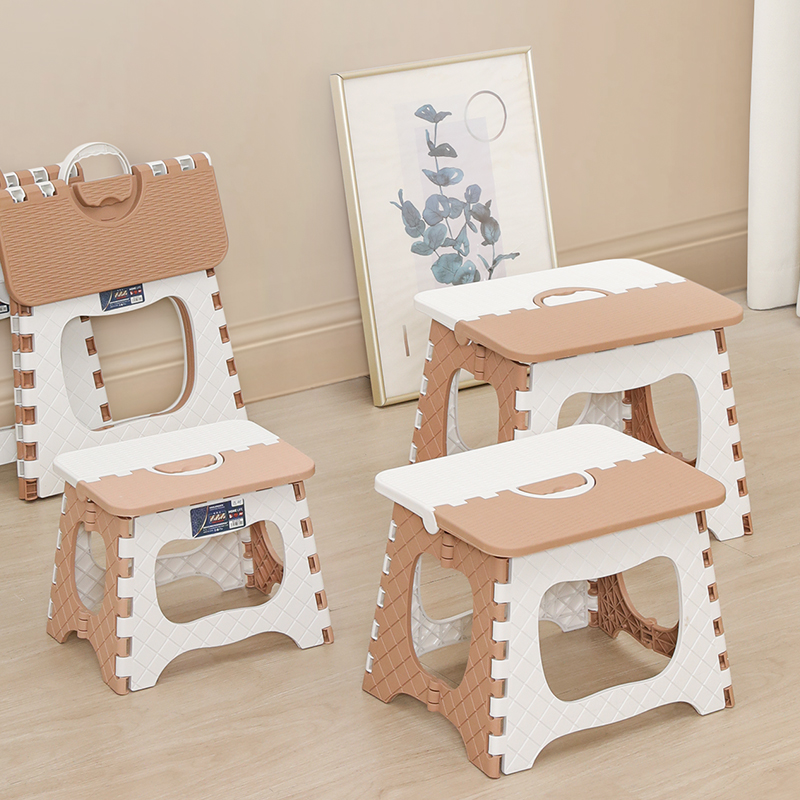 速发折叠尚子家用儿童矮凳塑约加厚小板凳简料时凳防滑凳子换鞋凳