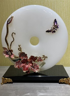 速发客厅新中家彩平安礼电视柜摆件玄关柜式居乔迁新居装饰扣品