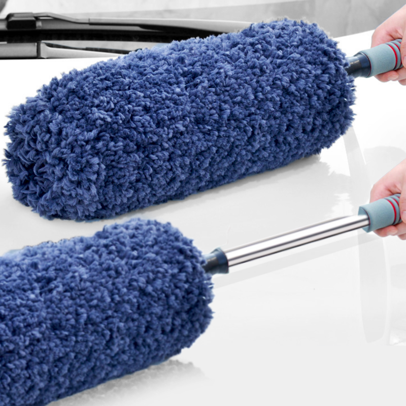 速发汽尘除灰掸子刷子扫车尘车掸子车用扫雪刷擦车神器拖把洗车用