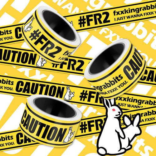 fr2个性恶搞潮牌污兔贴纸画防水