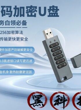 按键加密U盘密码错误10自毁文件