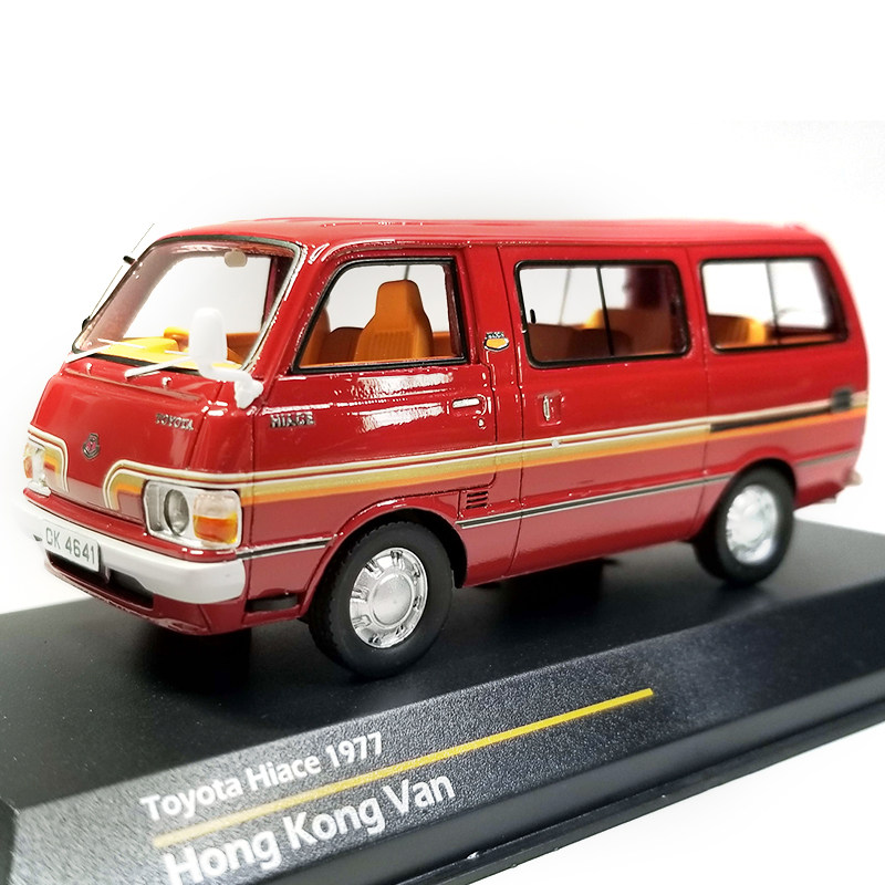 thumbnail for TIN Miniature 1:43 Toyota Hiace MPV Business Vehicle Alloy Car Model SF Express Transport Vehicle