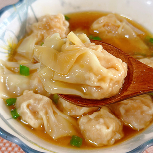 渔人小胖鲜肉虾仁馄饨早餐速食懒人餐鲜美小馄饨云吞