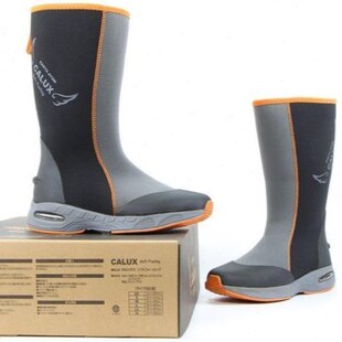 科技春夏轻量防水雨鞋氯丁橡胶水鞋防滑透气男士高筒钓鱼鞋胶靴--