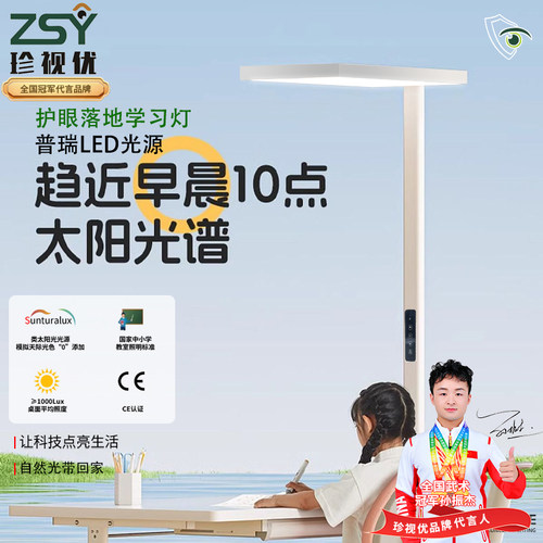 全光谱落地灯立式护眼灯学生学习儿童专用台灯阅读灯钢琴大路灯饰