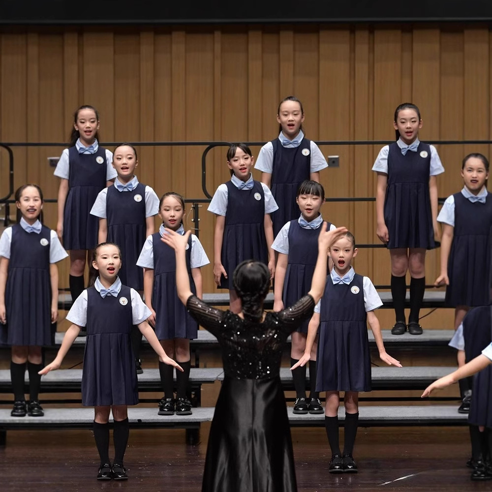 六一儿童合唱服装演出服男女童礼服中小学生表演朗诵纱裙大合唱团