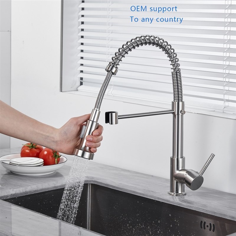 推荐Spring cold and hot mixed water kitchen faucet, vegetabl