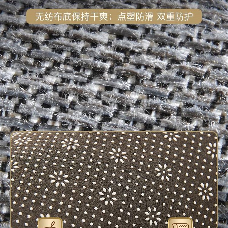 0921g厨房地垫防油防水可擦免洗长条地毯家用厨房耐脏吸油吸水防
