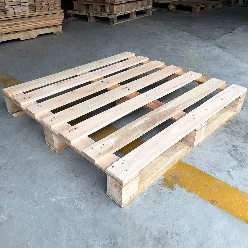 木托实木卡板叉车托盘熏蒸架库栈物流垫防潮板架四面进叉定可做制