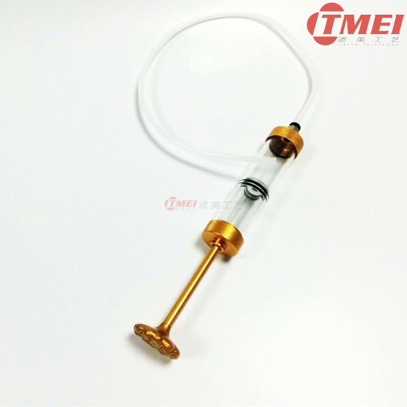 供应透明有机玻璃引擎新旧油对比器变速箱抽油检测仪油样比对器