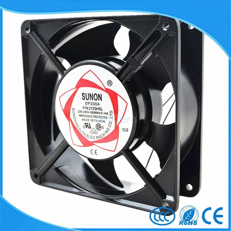 12038 P/N 2123 HSL AC 110 220 380 75CFM Axial flow fan 120m