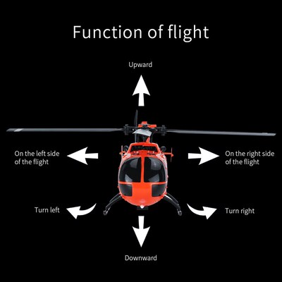 C186 RC Helicopter 2.4G 4 Propellers 6-Axis Electronic Gyros