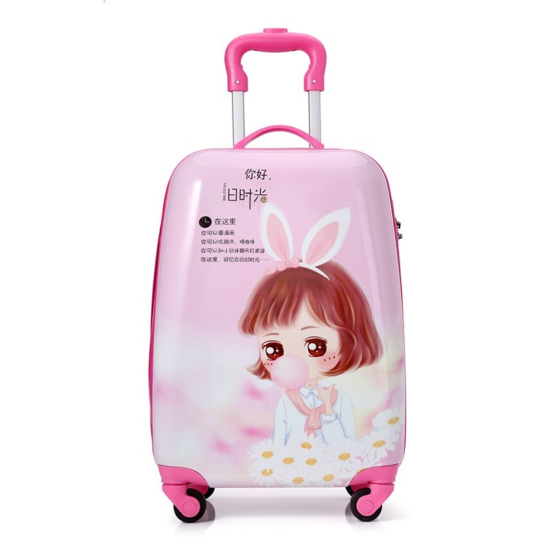 爱莎公主儿童行李箱可坐骑艾莎拉杆箱女孩万向轮18寸旅行箱可登机