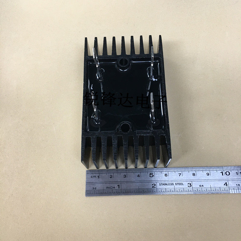 单相整流桥QL100A1200V QL100A-12 自带散热器 整流模块100A