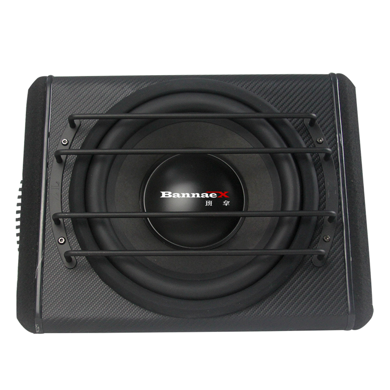 车载低音炮10英寸有源重低音12V汽车音响改装大功率喇叭车用音箱