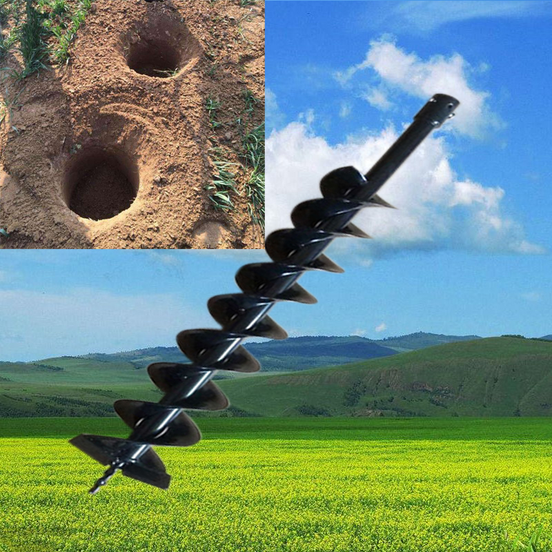 种植机钻头地钻机钻头汽油钻钻坑机钻头挖坑机打桩打洞机螺旋钻头