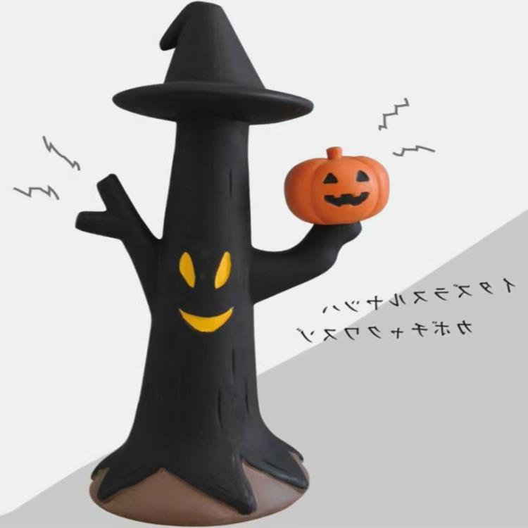 极速Japanese grocery Halloween pumpkin dead branches creativ