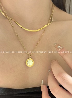 chain luxury niche design 2023 new simple clavicle necklace