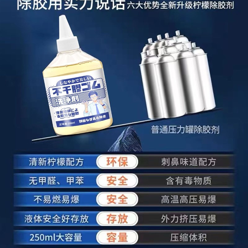 胶渍宝多功能除胶剂家用清洁剂玻璃强力溶解不干胶清除剂神器RB