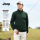jeep吉普官方半拉链卫衣男士 T恤上衣男K 套头长袖 2025春秋季 新款