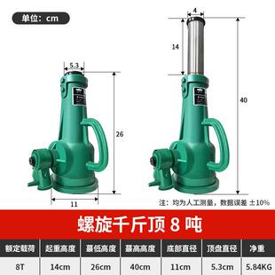 机械顶立式 速发新品 5吨10T20t50t手摇起道机齿轮式 重型螺旋千斤顶