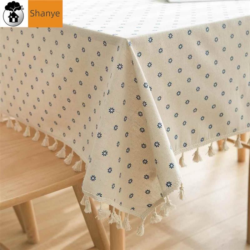法式浪漫田园小碎花纯棉桌布布艺ins风茶几布书桌台布长方形盖布