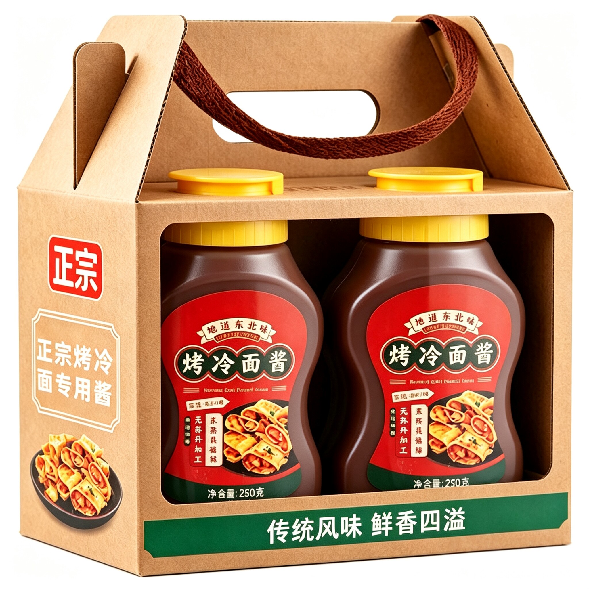 烤冷面酱东北风味家用商用手抓饼煎饼果子鸡蛋灌饼专用酱酸甜的酱
