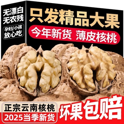 云南纸皮核桃2025年新货正宗坚果