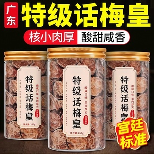 央妈推荐九制话梅王甘草酸甜泡水话梅干孕妇追剧零食特大话梅罐装