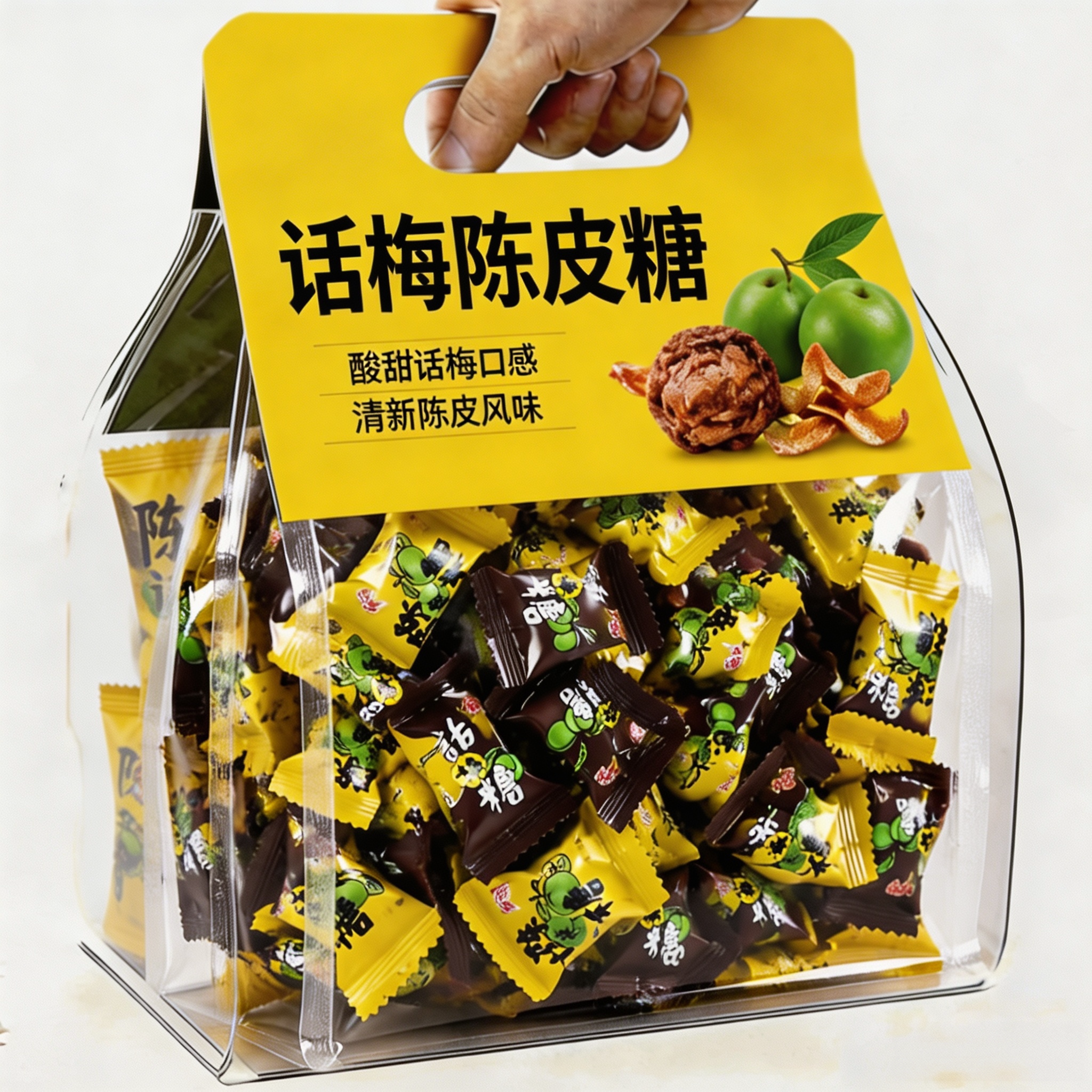 正宗宏源爆浆陈皮糖官方旗舰店散装批发正品喜糖年货零食休闲小吃