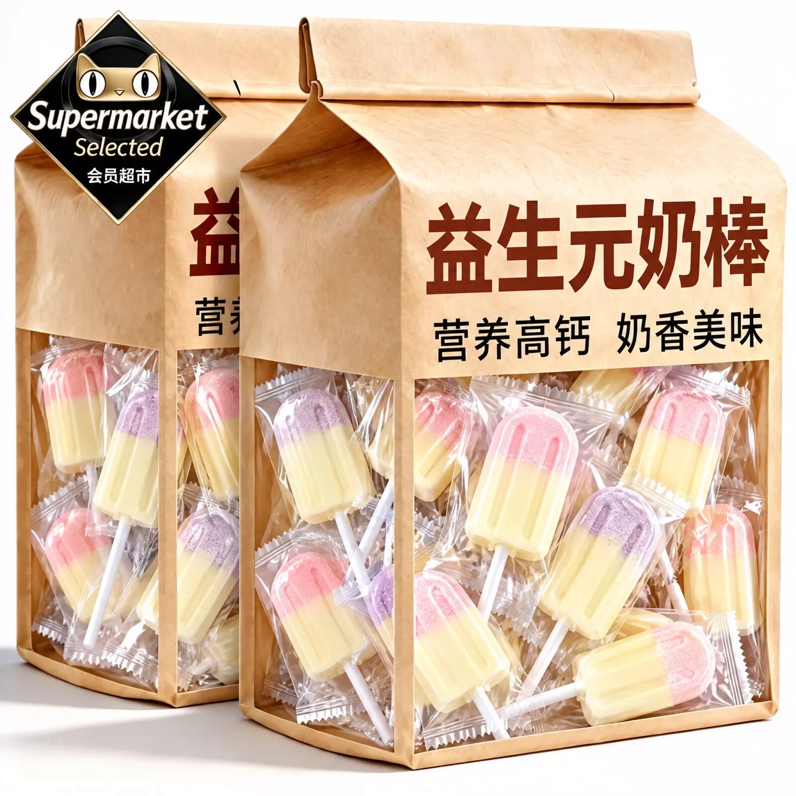 益生元奶棒官方旗舰店棒棒糖奖励学生高钙健康零食奶酪棒独立包装