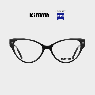 复古猫眼眼镜方圆脸高级感素颜眼镜框刚刚我ATOPOS Kimmmm周也同款