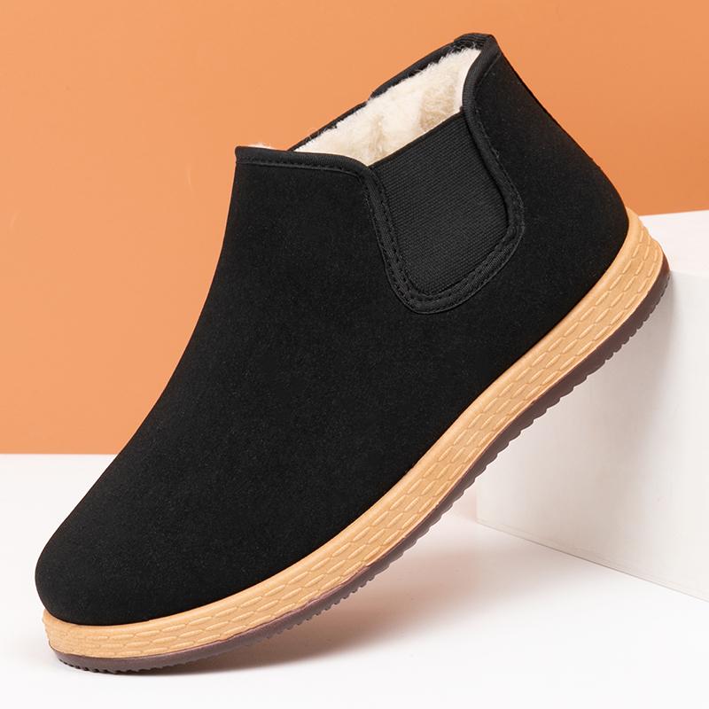 老北京布鞋2024冬季雪地靴加厚