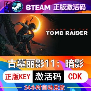 古墓丽影11暗影steam激活码 永久 兑换码 cdkey在线电脑游戏入库正版