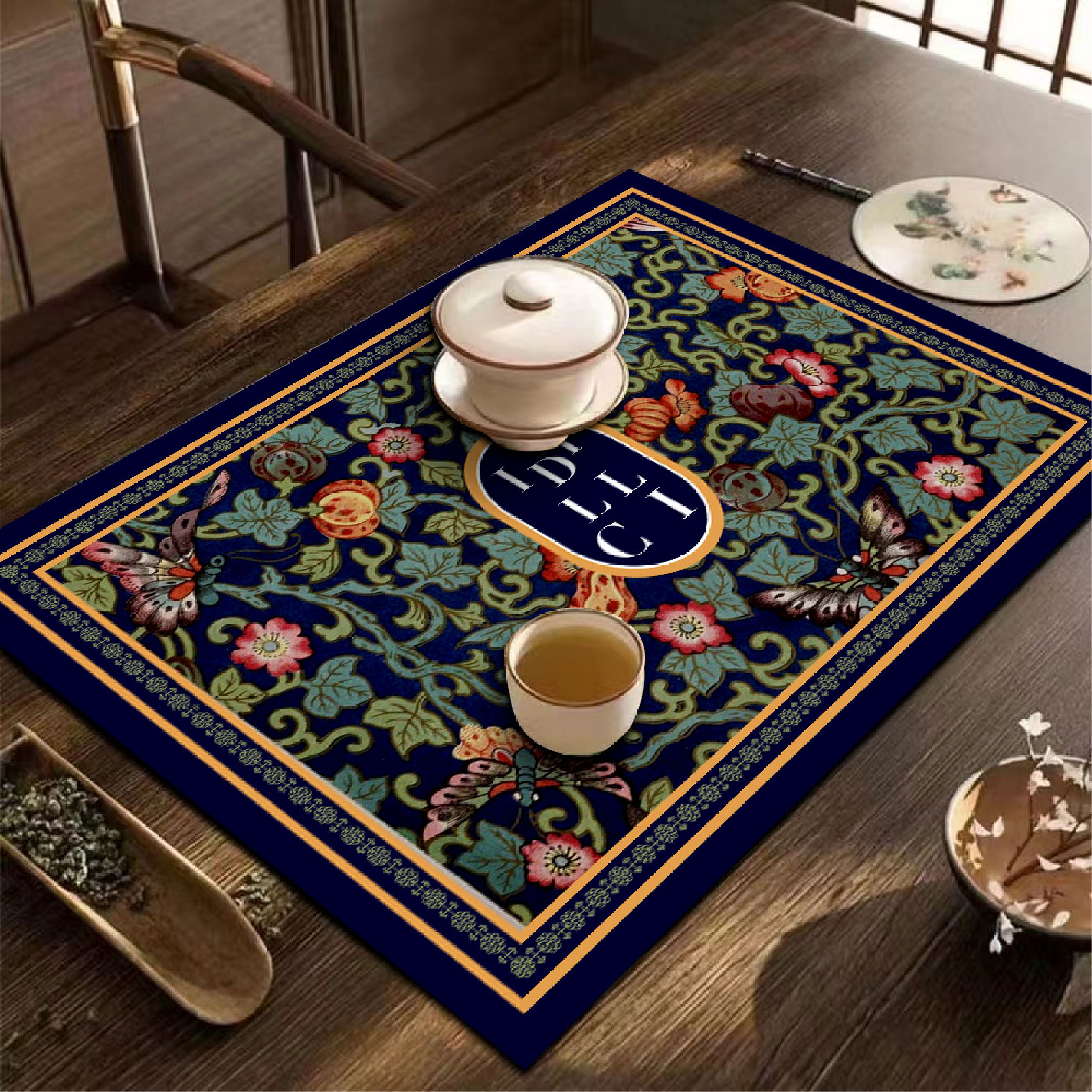 防烫隔热复古吸水茶垫