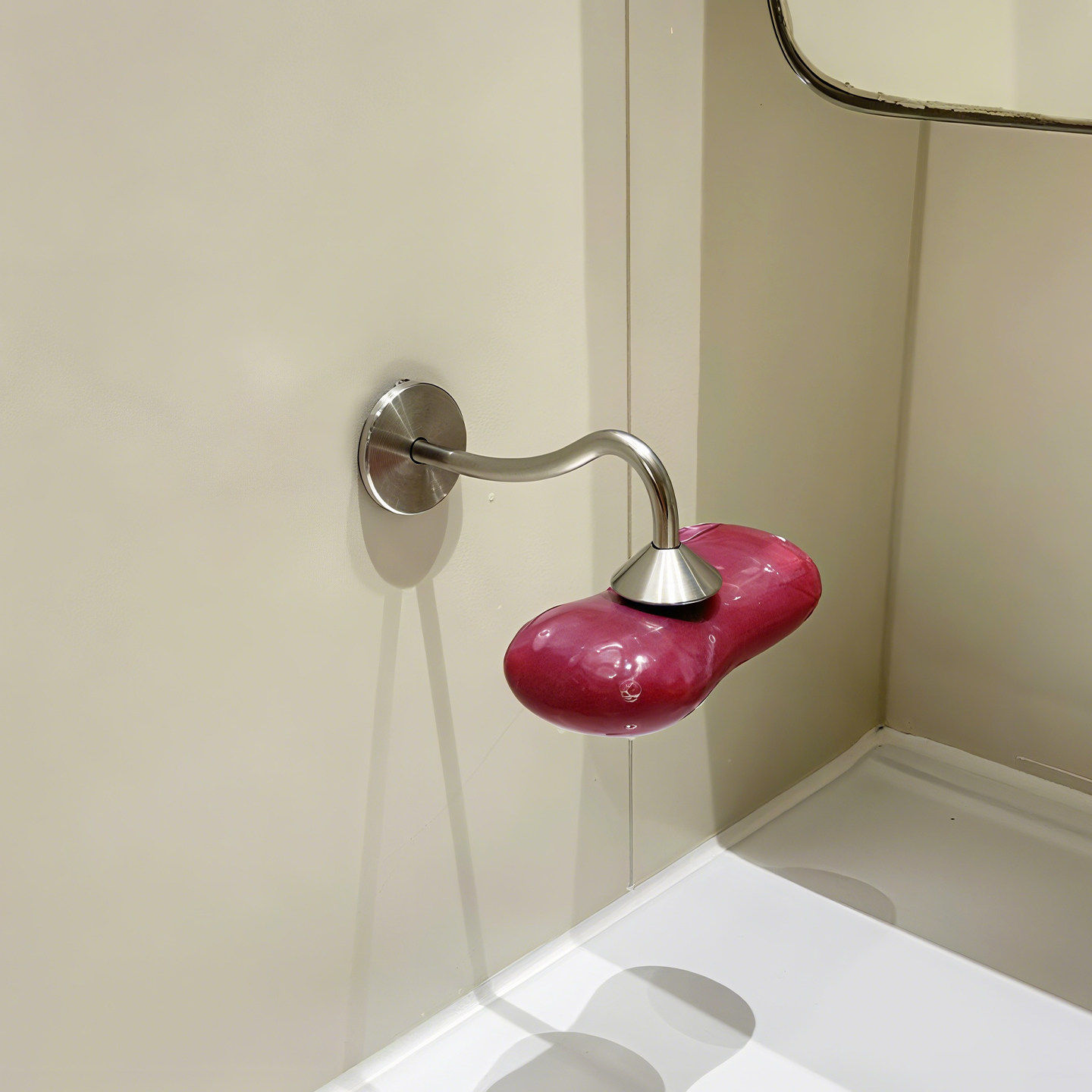 【家居好物】磁吸肥皂架不锈钢壁挂式免打孔家用卫生间悬空香皂盒