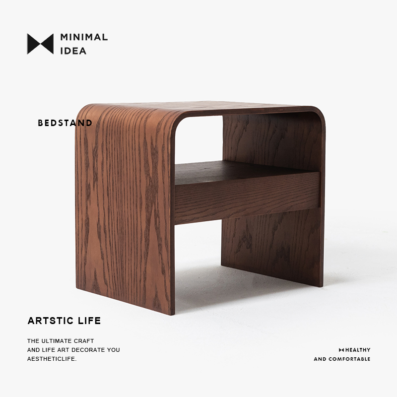 极简概念/拱桥床头柜/原创正版