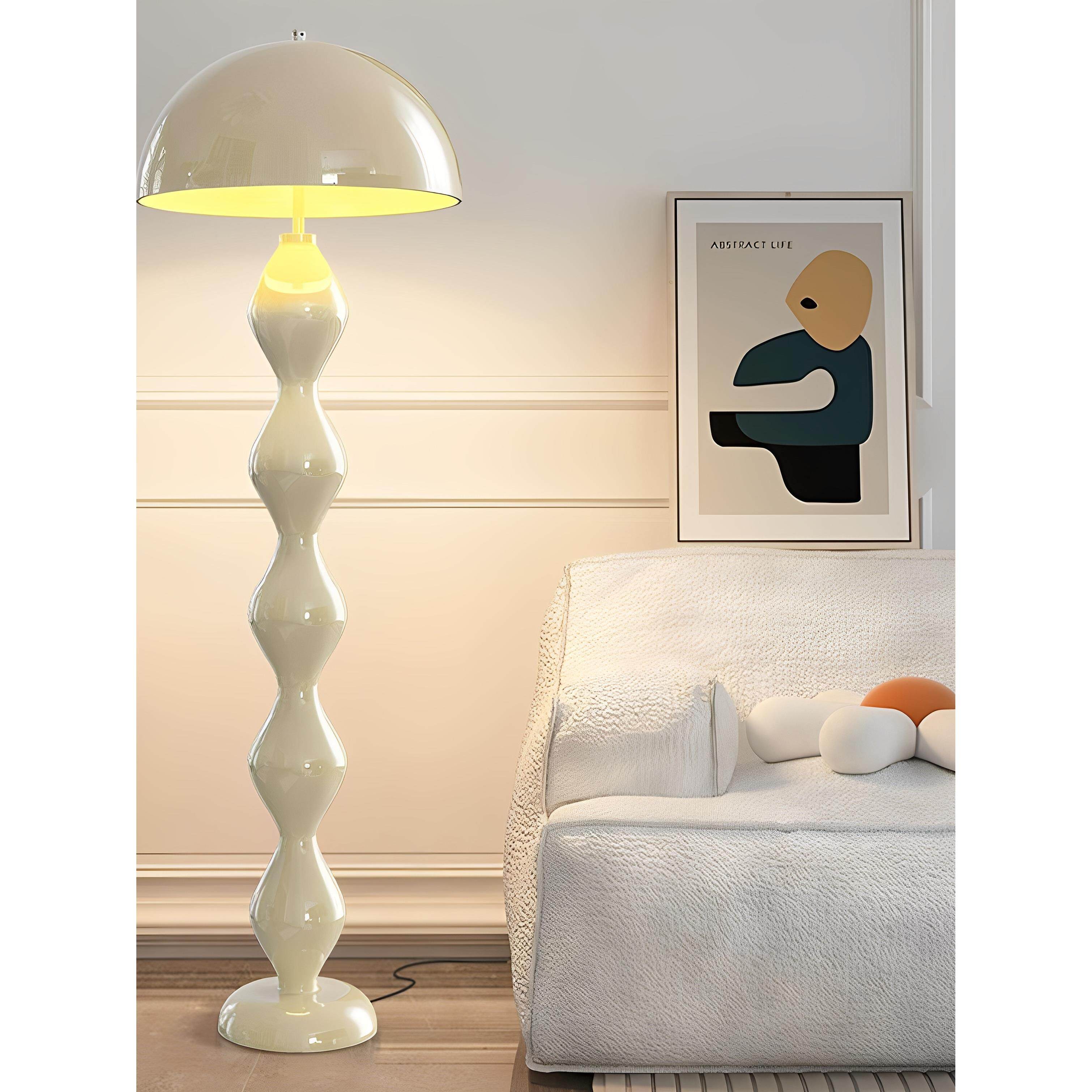 立式卧室床头灯具法式中古落地灯客厅沙发旁边轻奢高级感装饰摆件