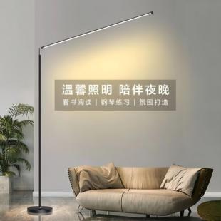 LED超亮落地灯客厅卧室床头立式落地台灯学习专用护眼气氛灯钢琴
