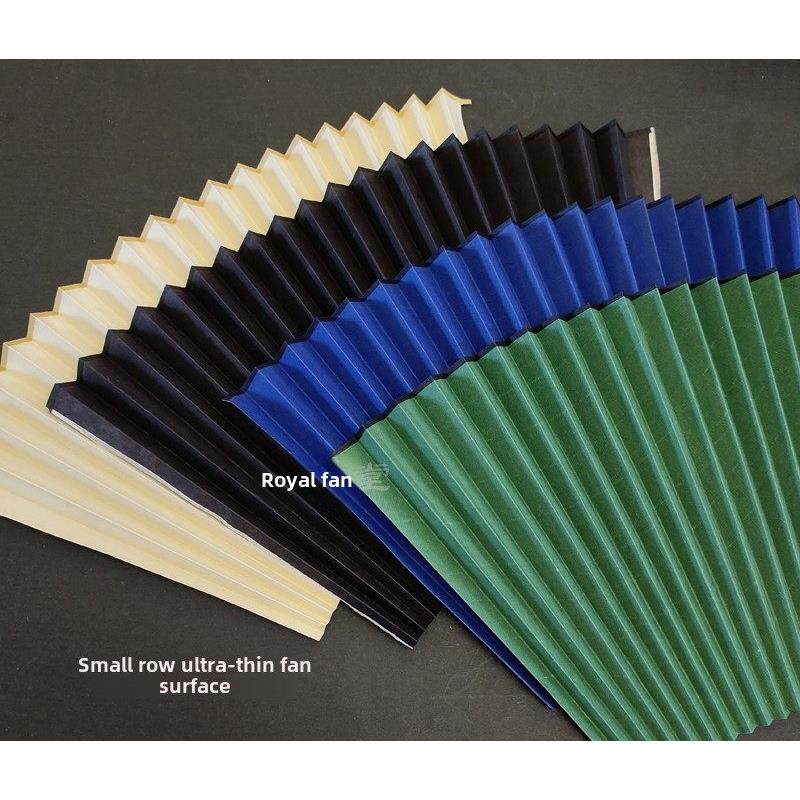 苏工超薄熟宣纸扇面 95寸特殊排口1.5cm20方黑蓝奶白色洒金