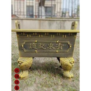 香炉室内外镀锌板铸铁合制香炉鼎寺庙佛堂家宗祠供奉土地庙插香鼎